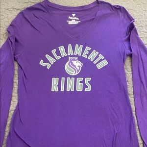 Fanatics Women's Purple Sacramento Kings Long Sleeve Tee